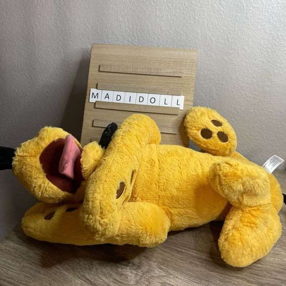 Disney Parks 14” Pluto Stuffed Animal Plush - Picture 6 of 6